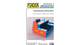 Model SE D, SE S Series - Soil Extractor Brochure