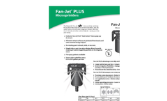 Fan-Jet - Model Plus - Microsprinklers Datasheet
