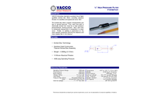 Vacco - Model F1D10675-01 - High Pressure Filter Brochure