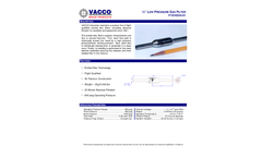 Vacco - Model F1D10534-01 - Low Pressure Gas Filter Brochure