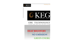 ORC Heat Recovery To Electricity 