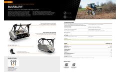 FAE - Model BL1/SSL/VT - Forestry Mulcher for Skid Steer - Brochure