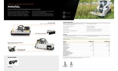 FAE - Model PMM/SSL - Forestry Mulcher for Skid Steer - Brochure