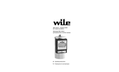 Wile - Cotton Moisture Meter Manual
