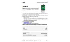 Wile - Model 26 - Handy Moisture Meter - Datasheet