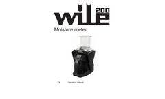 Wile - Model 200 - Grain Moisture Meters - Operating Manual