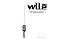 Wile - Model 500 - Moisture and Temperature Meter - Manual