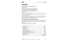 Olli - Model 950 - Electric Fence Energisers - Datasheet