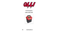 Olli - Model 9.03B, 9.07B, 9.07S - 9 Volt Energisers - Manual
