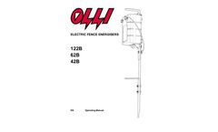 Olli - Model 122B/62B/42B - Electric Fence Energisers - Manual