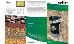 Wile - Model 55 - Grain Moisture Meter Manual