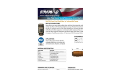 Strataflo - Model F325 - Lead-Free Check Valve for Submersible Pumps Brochure