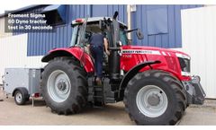 Testing a Tractor with a Froment Dynamometer in 30 Seconds - Video