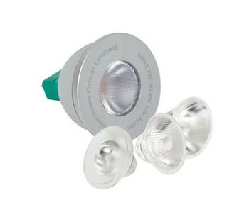 Illumicare - Model MR16 - Single Lens Lamp with Replaceable Optics