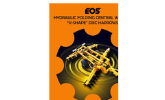 EOS - Model RCHV Series - V-Shape Hydraulic Folding Disc Harrows Brochure