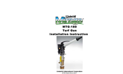Mirage - Model MTG-180 - Sprinklers Manual
