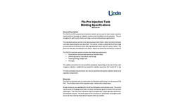 Flo-Pro Fertigation Tank Bidding Specifications