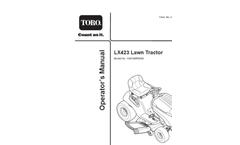 LX Lawn Tractor- Brochure