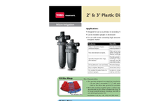 Model XD & SD - Manual Filters Brochure