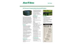 Rain-Bird - Model H5 - Pressure Compensating Heavywall Dripline - Brochure