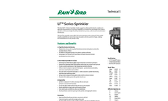 Model LF800 / LF1200 / LF2400 - Sprinkler-Brochure
