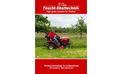 Feucht Obsttechnik - High Grass Mowers for Yanmar - Brochure