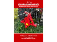 Feucht Obsttechnik - Rope shaker OS and Telescopic Rod - Brochure