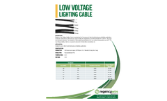 Regency - Low Voltage Lighting Cable Brochure