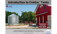 Intro to Corgal Tanks for Fire Protection Professionals - Brochure