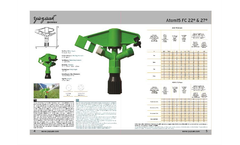 Atom - Model 15 FC 1 - Nozzle Irrigation Sprinkler Brochure