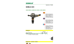 SOMLO - Model 22C - Plastic Circular Sprinkler Brochure