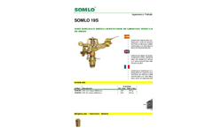 SOMLO - Model 19S - Sectoral Brass Sprinkler Brochure