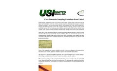 Corn Nematode Sampling Guidelines from United Soils Datasheet