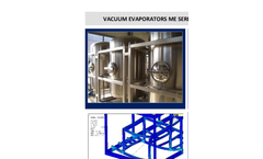 C&G - Model ME Series - Vacuum Evaporators - Brochure