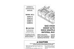 SARG - Model 72 & 84 - Sweep Action Rock Grapple Manual