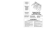 Worksaver - Model SATG -72, 78 & 84 - Sweep Action Tine Grapple Manual