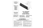 Worksaver - Model RMB - 3-Pt. Rotary Brooms - Manual