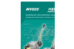 Model MV025 - Monoblock Directional Control Valve Brochure
