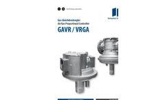IBS - Model GAVR/VRGA - Air-Gas Proportional Controller  Brochure