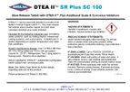 DTEA II™ SR Plus SC Tablets - Slow Release Tablet with DTEA II™ Plus Additional Scale & Corrosion Inhibitors