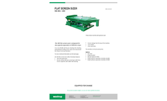 Westrup - VBS 0.7-1.5 T/H - Flat Screen Sizer - Brochure