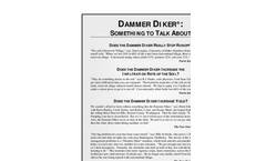 Dammer Diker: Something to talk About Brochure