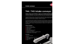Model T44/T45 - Intake Conveyor Brochure