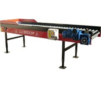 Model MES-LIMP - Garlic Powered Roller Conveyor