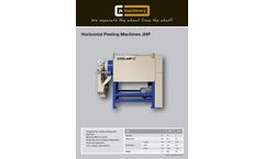 Horizontal Peeling Machines JHP - Brochure