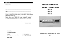 ITG - Model TS 20.02 - Portable Thermo Probe Brochure