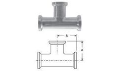 Adamant Valves - Model Sanitary Fittings - Sanitary Tees with I-Line Ends