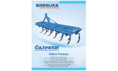 Sonalika - Model SLSLT - Heavy Duty Cultivators - Brochure