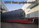 4 sets of 15TPD semi-continuous rubber tyre pyrolysis machines successfully installed in Fujian Province, China!