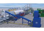 Henan Doing - Model DY-12 - New design fully continuous waste plastic pyrolysis plant